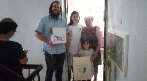 החבילות מיו"ש הגיעו לתושבי הדרום צילום: לב העולם חדשות