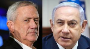 בנימין נתניהו ובני גנץ צילום: פלאש90, גילי יערי, מארק ישראל סלם פוליטי