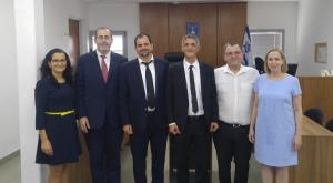 סיעת אמונה במשפט בראשות עוה"ד יצחק נטוביץ ויוסף ויצמן תומכת בעו"ד אבי חימי  צילום: הותר לשימוש ברנז'ה