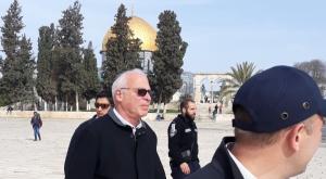 השר אריאל בהר הבית, הבוקר צילום: אליסף אופן חדשות