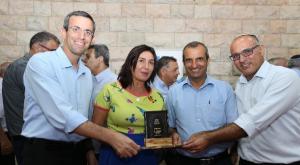 רגב עם ראשי מועצת יש"ע צילום: מועצת יש"ע חדשות