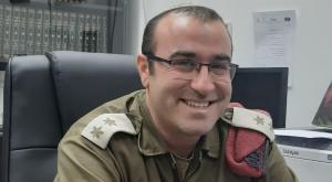 סא"ל הרב דוד חיימוב צילום: דובר צה"ל סוכות