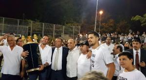 ליאון בהקפות השניות בגילה צילום: מטה משה ליאון ברנז'ה