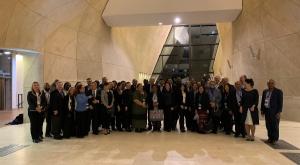 השגרירים במוזיאון היהודי בוורשה צילום: ללא חדשות