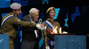 טקס הדלקת המשואות המסורתי צילום: הדס פרוש, פלאש 90 חדשות