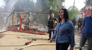 מירי רגב בסיור בשדרות צילום: ללא ברנז'ה
