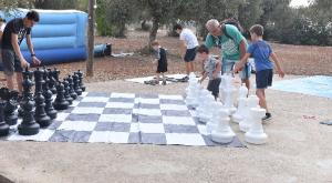 שחמט לילדים ביער לביא  צילום: מיכאל חורי הורים וילדים