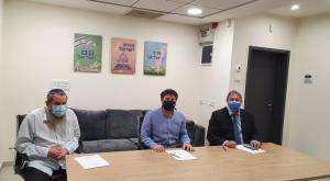 חותמים על ההסכם. בן גביר וסמוטריץ' צילום: דוברות נעם חדשות