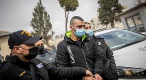 מעצר הנהג החשוד אבראהים חאמד מוקדם יותר השבוע צילום: יונתן סינדל/ פלאש 90 חדשות