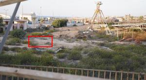 בורות השיגור בגן השעשועים צילום: דובר צה"ל חדשות