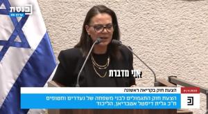 גלית דיסטל אטבריאן צילום: ערוץ הכנסת ברנז'ה