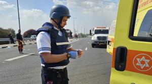 חובש בכיר במד"א איתי עמר  צילום: דוברות מד"א חדשות