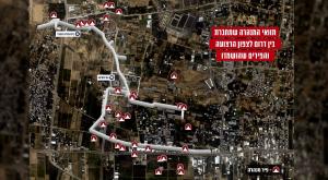 תוואי המנהרה של חמאס צילום: דובר  צה"ל חדשות