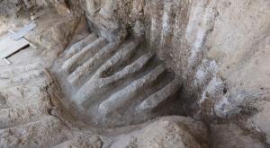 מכלול התעלות הצפוניות שנחשפו בעיר דוד צילום: אליהו ינאי, עיר דוד  חדשות
