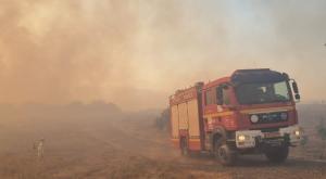 השריפה בגולן צילום: כיבוי אש חדשות