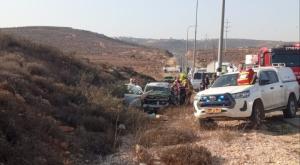 התאונה הקשה צילום: כבאות שומרון חדשות