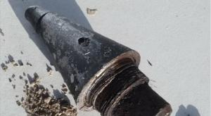 נפל רקטה צילום: דוברות המשטרה חדשות