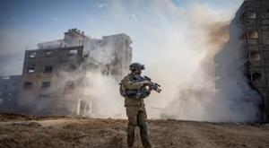 לוחמים בעזה צילום: Yonatan Sindel,Flash90 חדשות