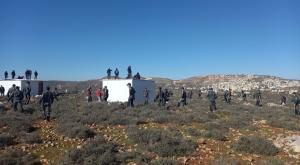 פינוי מאחז "אור החיים" צילום: ללא מבזקים