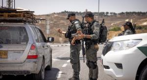 לוחמים במחסום, יוטלו הגבלות על יו"ש ועזה צילום: Chaim Goldberg/Flash90 ביטחון
