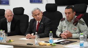 ראש הממשלה ושר הביטחון בהערכת המצב צילום: חיים צח /לע"מ ביטחון