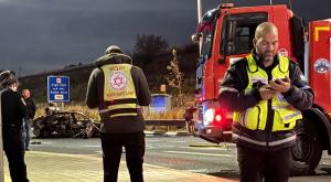 זירת הפיצוץ צילום: תיעוד מבצעי מד"א מבזקים