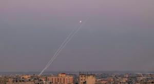 רקטה שנורתה מעזה, ארכיון צילום: Abed Rahim Khatib,Flash90 ביטחון