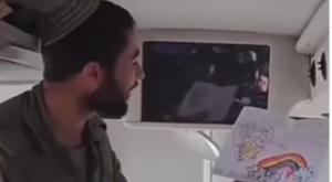 חייל מקריא מכתב שקיבל מילד צילום: צילום מסך אינסטגרם ברנז'ה