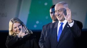 משפחת נתניהו צילום: Yonatan Sindel,Flash90 ברנז'ה