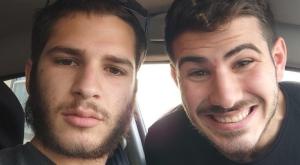 עמיחי רובין ז"ל עם ישי לוזון צילום: פרטי חדשות