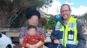 ילד ננעל ברכב בחוות יאיר צילום: ידידים חדשות