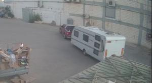 הקרוואן שנגנב צילום: צילום מסך, דוברות המשטרה חדשות