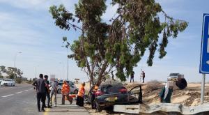 מהזירה בסמוך למצפה רמון צילום: אגף תקשורת איחוד הצלה מבזקים