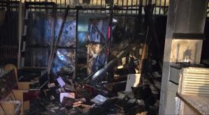 הצתת בית הכנסת צילום: דוברות המשטרה חדשות