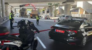 זירת האירוע צילום: דוברות המשטרה  מבזקים
