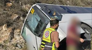 זירת התאונה צילום: תיעוד מבצעי מד"א מבזקים