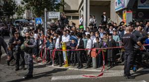 זירת נפילה צילום: Chaim Goldberg,Flash90 מבזקים