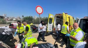 זירת תאונה צילום: איחוד הצלה מבזקים