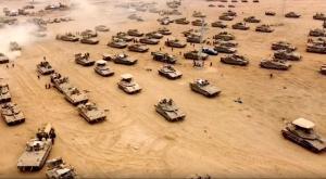 כוחות השריון בשטחי כינוס צילום: צילום מסך, דובר צה"ל ביטחון