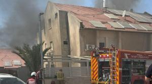 שריפה צילום: דוברות איחוד הצלה מבזקים