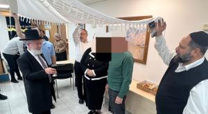 חתונה באולם הגירושין צילום: בתי הדין הרבניים חדשות