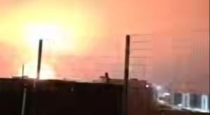 רגע פגיעת הטיל בערד |  צילום: שימוש לפי סעיף 27 א'  חדשות