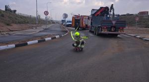 נפילה בשפיים צילום: דוברות כבאות והצלה לישראל מבזקים