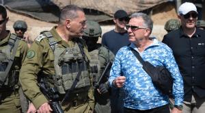 וויטקוף וזמיר בעזה צילום: דובר צה"ל מבזקים