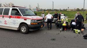 זירת התאונה צילום: תיעוד מבצעי מד"א  מבזקים