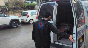 הזירה בגעתיים, הבוקר, צילום: דוברות זק"א מבזקים