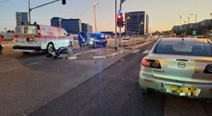 זירת התאונה באור יהודה, צילום: תיעוד מבצעי מד"א מבזקים