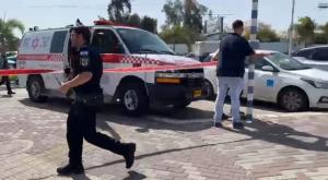 זירת התאונה בקרית גת צילום: תיעוד מבצעי מד"א מבזקים
