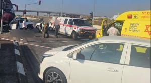 תאונת דרכים קשה בכביש 581, צילום: תיעוד מבצעי מד"א מבזקים