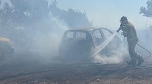 השריפה בצפון צילום: דוברות כבאות והצלה לישראל מבזקים